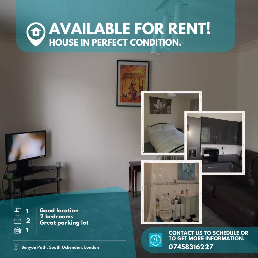 Recently refurbished 2 bed, 1 bath gem! Ideal for friends, couples, or a small family. Close to amenities & transport. Ready for you to move in! Contact for info! 

#ForRent #NewHome #UK #estateagentuk #SouthOckendon #propertyagentuk
