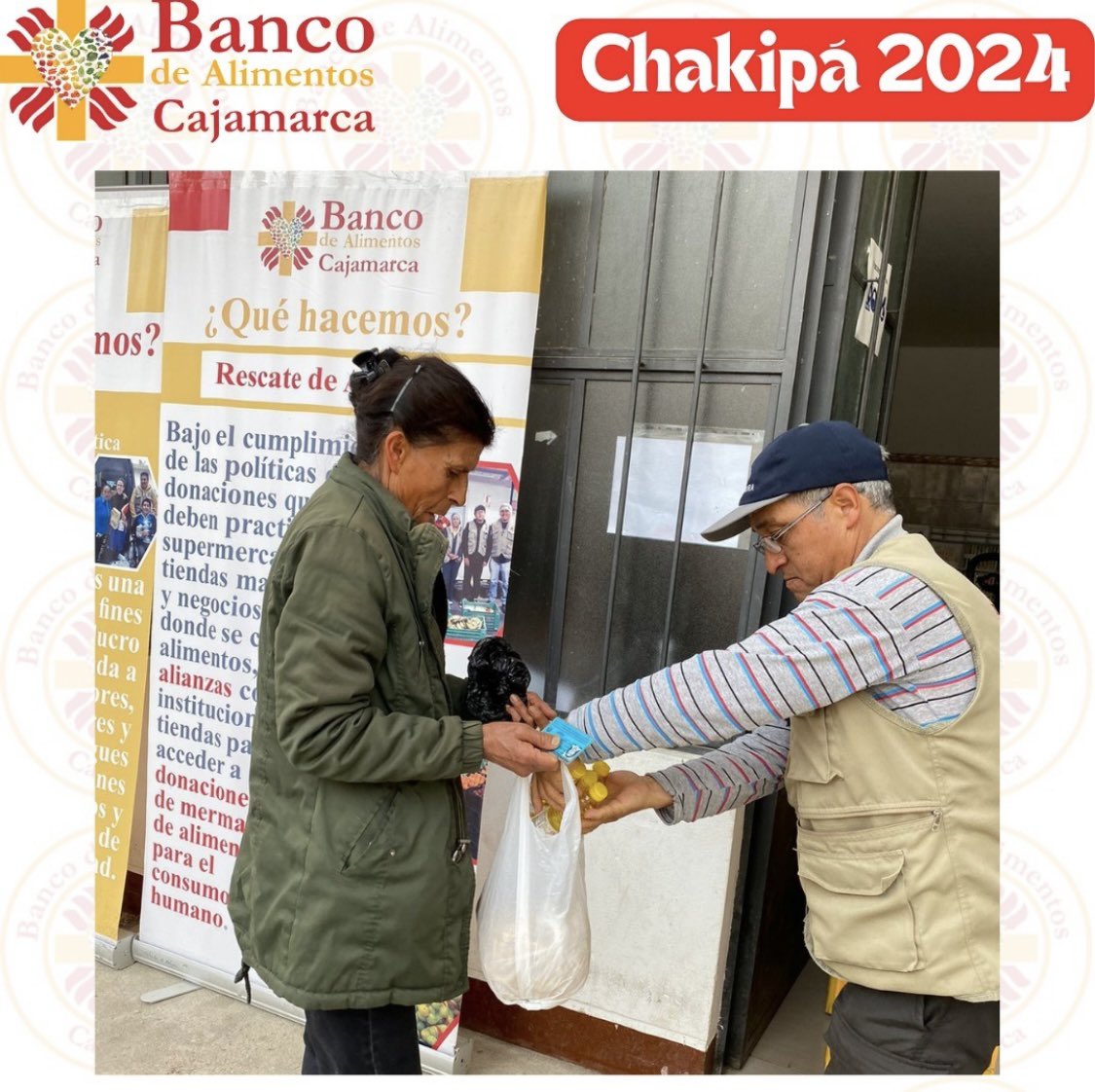 bacajamarca's tweet photo. Hoy Iniciamos con mucho entusiasmo nuestras primeras entregas Chakipá del 2024 a los adultos mayores. SEGUIMOS TRABAJANDO PARA COMBATIR LA INSEGURIDAD ALIMENTARIA #BACAJ #Bancodealimentos #cajamarcaperu #cajamarcasinhambre https://t.co/KSmZxAslV4