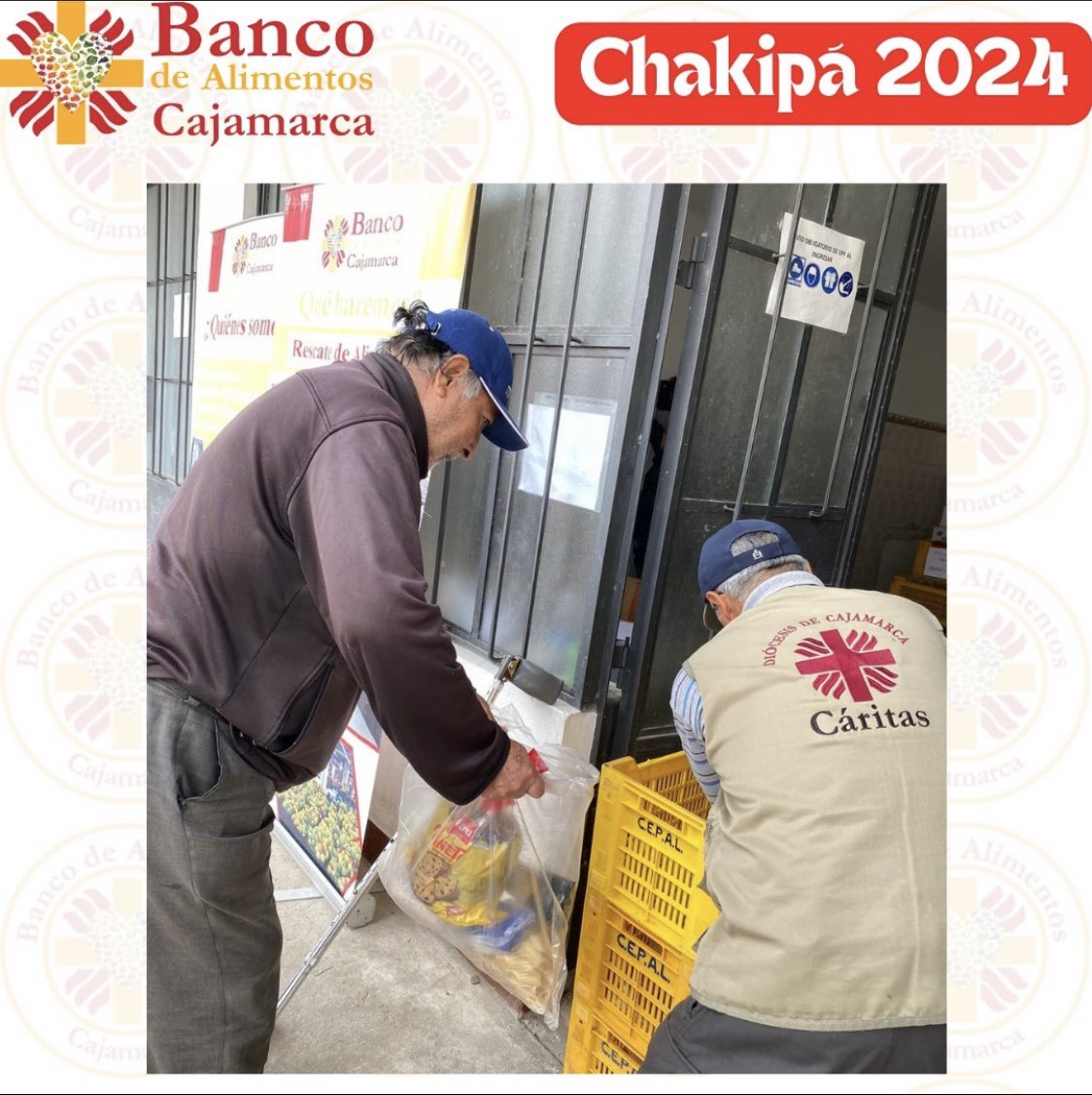 bacajamarca's tweet photo. Hoy Iniciamos con mucho entusiasmo nuestras primeras entregas Chakipá del 2024 a los adultos mayores. SEGUIMOS TRABAJANDO PARA COMBATIR LA INSEGURIDAD ALIMENTARIA #BACAJ #Bancodealimentos #cajamarcaperu #cajamarcasinhambre https://t.co/KSmZxAslV4
