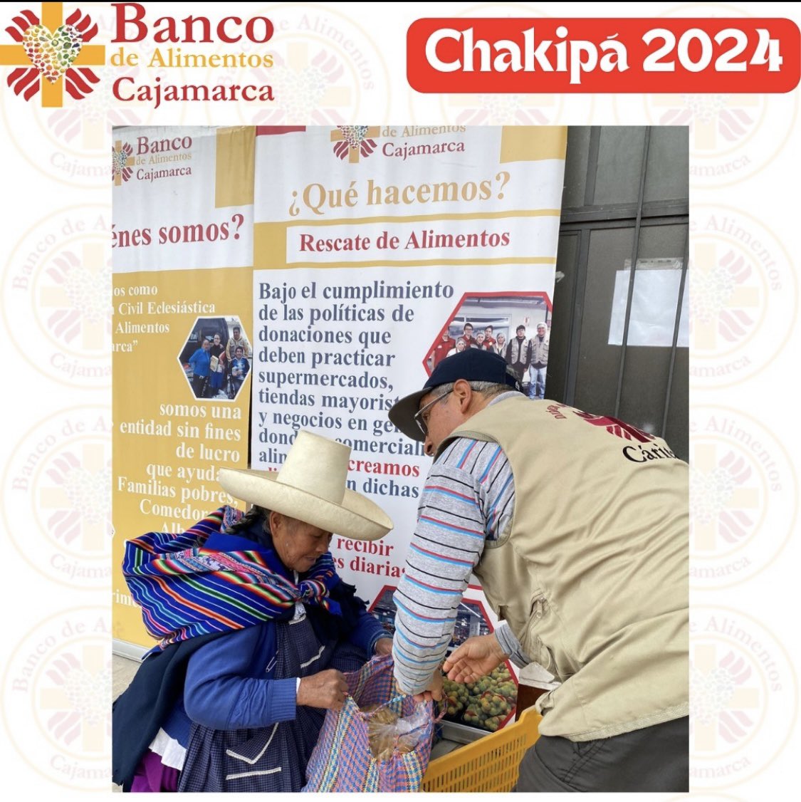bacajamarca's tweet photo. Hoy Iniciamos con mucho entusiasmo nuestras primeras entregas Chakipá del 2024 a los adultos mayores. SEGUIMOS TRABAJANDO PARA COMBATIR LA INSEGURIDAD ALIMENTARIA #BACAJ #Bancodealimentos #cajamarcaperu #cajamarcasinhambre https://t.co/KSmZxAslV4