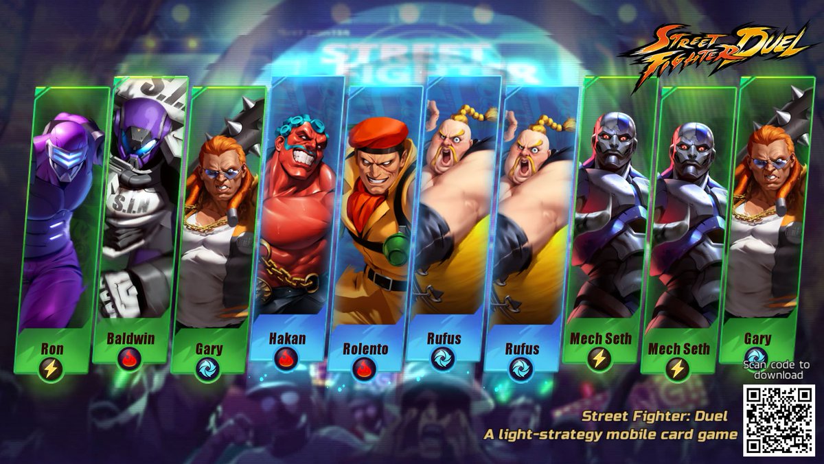 b_jordan2K's tweet photo. Street Fighter: Duel main acct draft pull ☹️ https://t.co/r3T5ecULaK https://t.co/dGAiKBSMnw