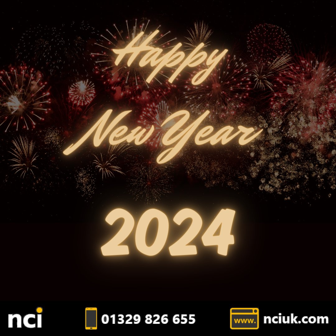 Happy New Year from all of us at NCI 🍾 
2023 was a great year! 
🌟 New Services 
🌟 New Clients 
most importantly 
🤝New relationships. 
Here’s to plenty of more of that in 2024. 🎉 
Buckle up! Its going to be a big one!
#HappyNewYear2024