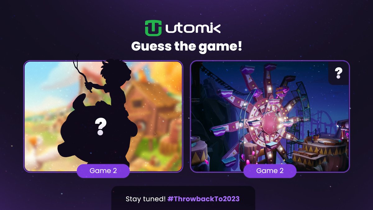 Utomik's tweet photo. ๐ฎโจ GUESS THE GAME! We're giving you a sneak peek into our Utomik Throwback to 2023 games list! Can you guess which two games made the cut? ๐ค Drop your guesses below with the perfect emojis! ๐ต๏ธโโ๏ธ๐น๏ธ #Utomik #ThrowbackTo2023 #GuessTheGame https://t.co/3iqSnHPgkL