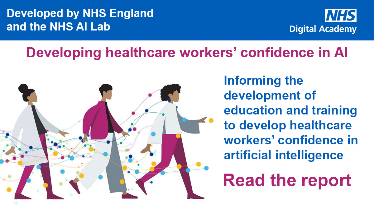 Our report, Developing healthcare workers’ confidence in AI, determines educational and training requirements to develop the workforce’s confidence in AI.

Read the report, produced with the NHS AI Lab, today: orlo.uk/p4zyJ