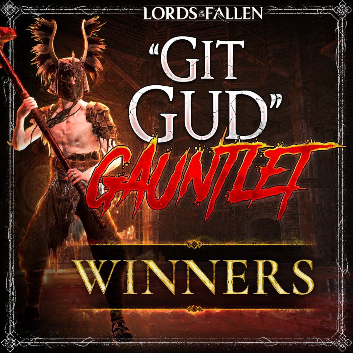 Behold, the fateful three who share the $5,000 bounty for conquering our Git Gud Gauntlet:

1st - JonnyDrumCat
2nd - H1JaX
3rd -RattyRy

Watch their glorious runs here: ggtalentgroup.com/lotf-bounty-wi…
