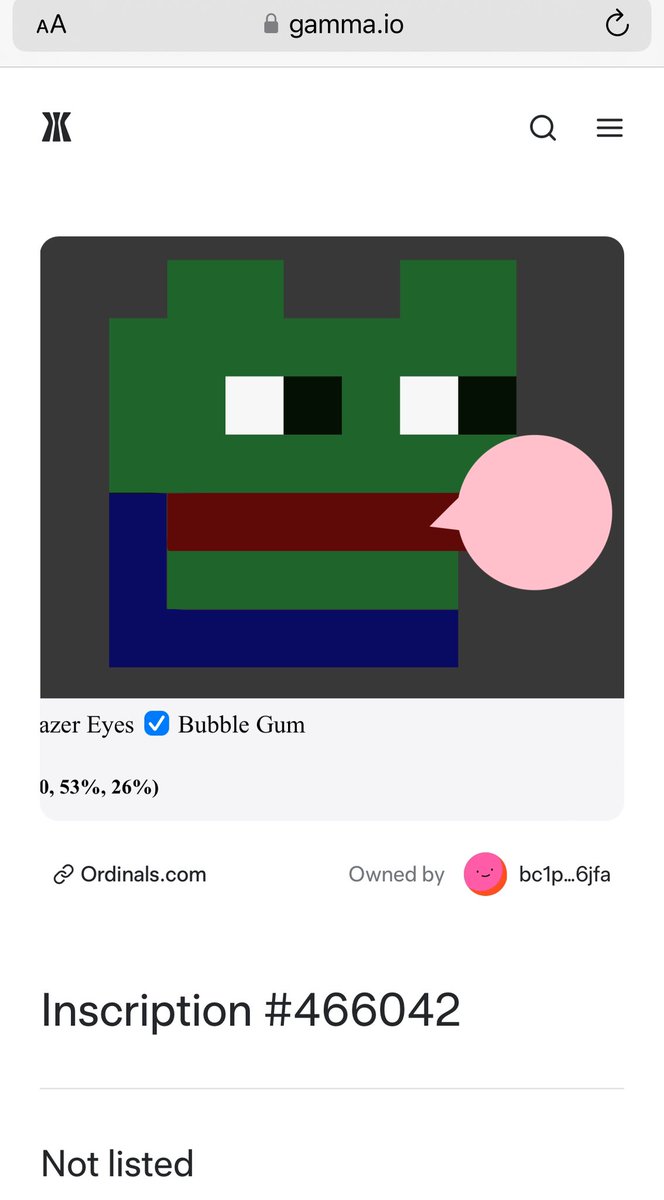 My OnChain Pepe tweet media
