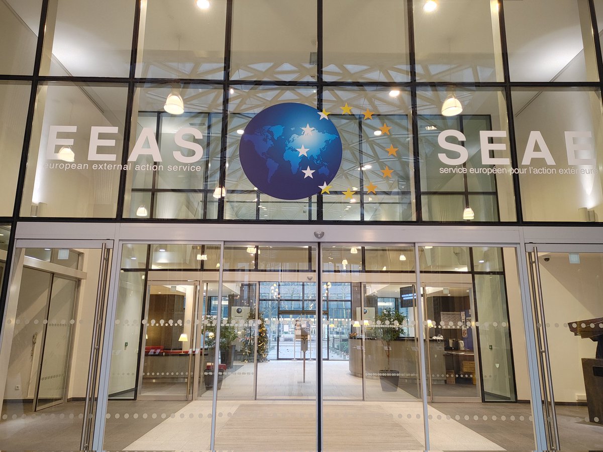 ClaraDIanni's tweet photo. I am very grateful to @eu_eeas Europe Directorate for welcoming me in their team this month. I cannot wait to learn more about how the EEAS works by experiencing it first-hand. This great opportunity will be the final chapter of @EUDiploAcademy. #EuDiplomacy #EU https://t.co/4B4vBllA6u