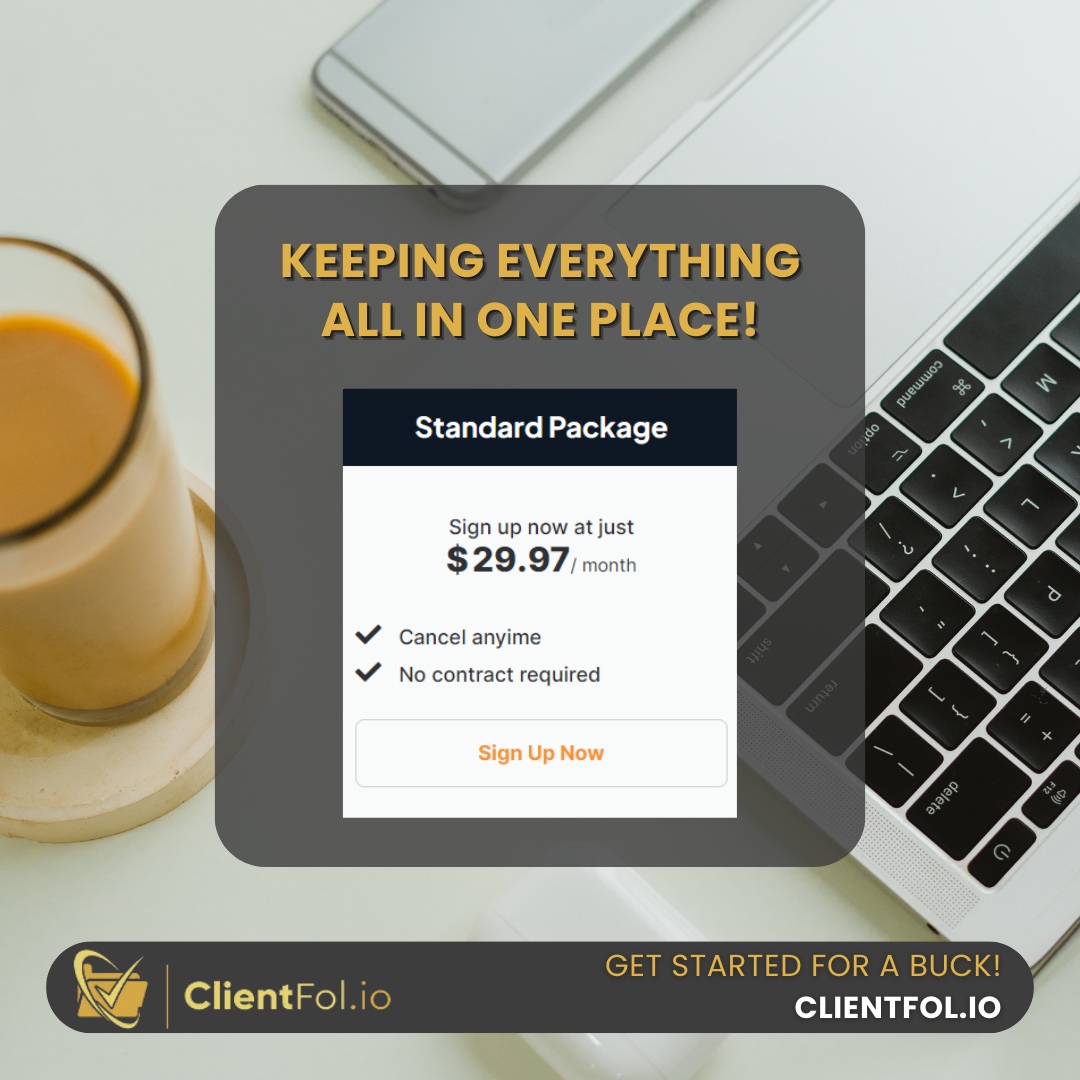 mitchrusso's tweet image. Streamline your world by keeping EVERYTHING all in one place! 🔄

Experience the ease of having it all at your fingertips – from resources to results.

Your organized success story starts here! 🚀💼

🌐 clientfol.io/client/

#AllInOne #StreamlinedSuccess #OrganizationIsKey