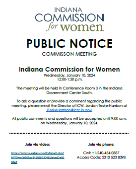 For more information, please visit: in.gov/icw/about-icw/…