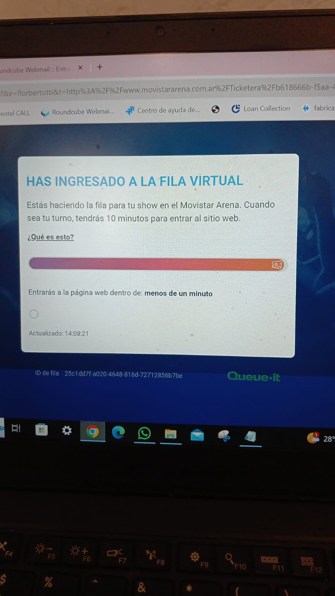 Antoneella32's tweet photo. Yo no puedo creer estábamos adentro de la página para elegir lugares para FLOR BERTOTTI y se cae el sistema, me cerro la página... no lo puedo creeeeer no puede ser!!!! https://t.co/As3O1DvD4J