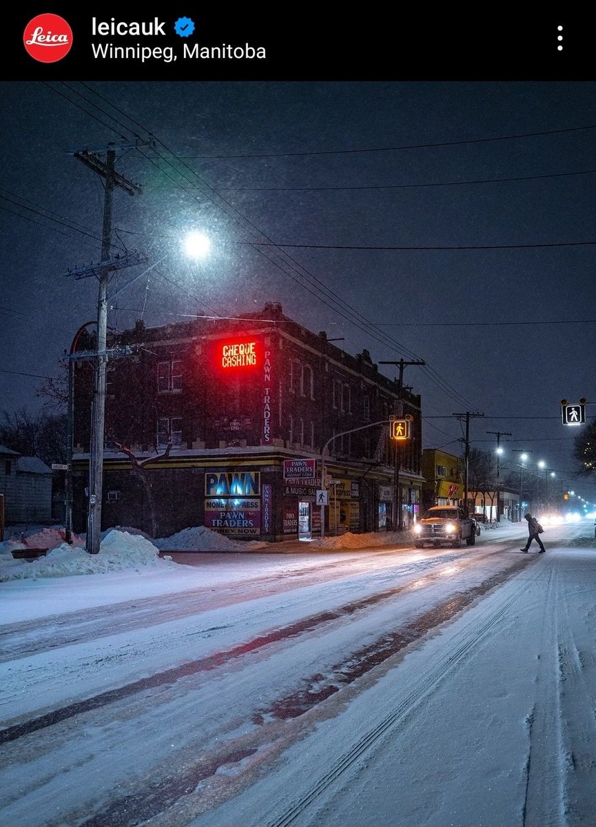 Leica Camera UK showing some love for Winnipeg's moody streets. I remember it was much colder when I took this photo! #Winnipeg
