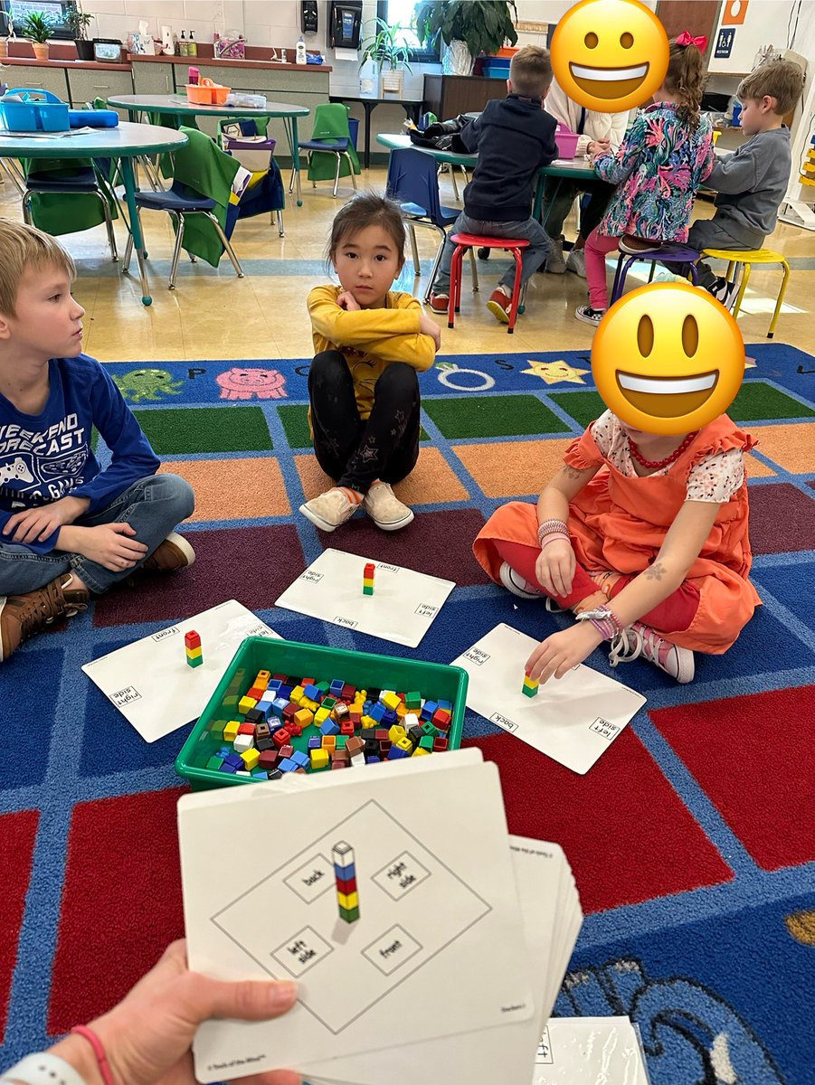 Tools_KTeach's tweet photo. The class really missed math centers over the break. When I explained what we were going to be working on, there were cheers all around! 
#IHWH #Numeralsgame #stackers #mathcenter #kindergartenrocks #newyearsameus https://t.co/H2wFeeJrT3