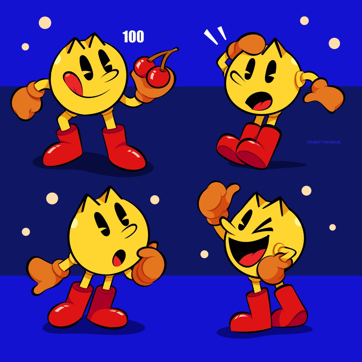 DingityDingus's tweet photo. Whaddup Pac-man ✨

#Pacman #BandaiNamco #Fanart https://t.co/yG6FWGD8PM