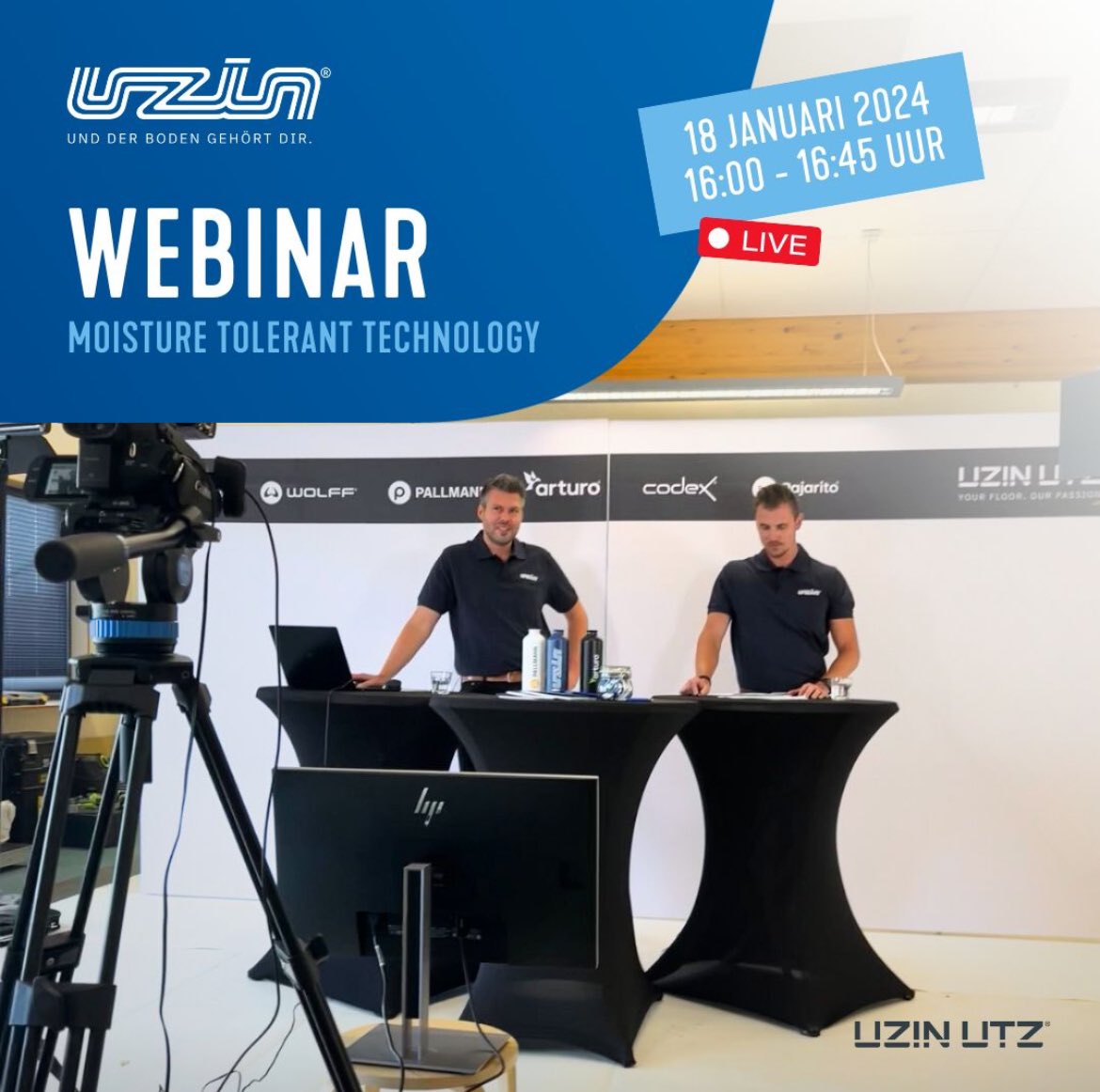 𝐕𝐨𝐜𝐡𝐭? 𝐆𝐞𝐞𝐧 𝐩𝐫𝐨𝐛𝐥𝐞𝐞𝐦! 😎
Vloerbedekking leggen op vochtige ondergronden is geen belemmering meer met het Moisture Tolerant Systeem. Tijdens onze webinar op 🗓️ donderdag 18 januari a.s. 🕓16:00 - 16:45 uur. Reserveer jouw plek online ➡️ brnw.ch/21wFt70