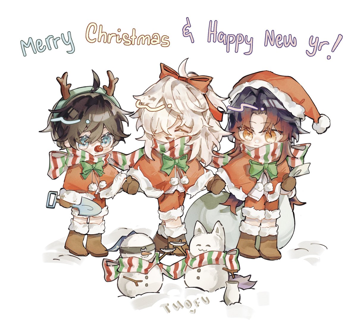 Tu0fu's tweet photo. jrh holding hands (again) + liubai sneak ☃️ #jingrenheng https://t.co/AetAiizLGe