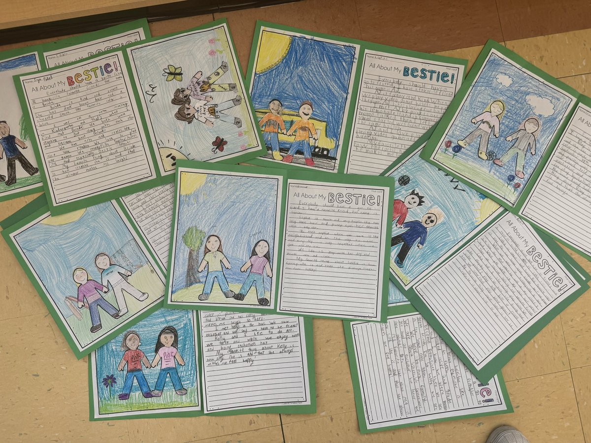 themrsRF's tweet photo. Happy New Year! We got right to work in 2024 🎉 We used “Spaghetti and Meatballs for All” to help make real-life connection to area and perimeter. We wrote an expository writing piece on our best-friends to go with our Cynthia Rylant Author Spotlight. 🚀 #ewrsd #3rdgrade #GNR https://t.co/8vxTLXtkjT