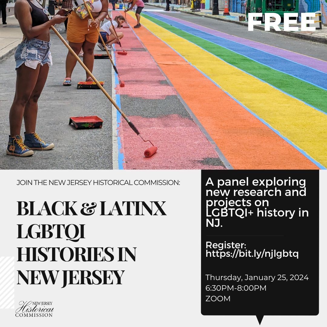 Register at bit.ly/njlgbtq #queer #africanamericanhistory #blacknjhistory #lgbtqi