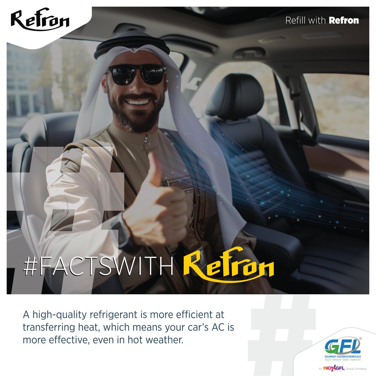 Choosing a refrigerant with excellent heat transfer capacity is key to reliable cooling in any weather. Don't compromise on comfort. Ask your technician about a high-quality refrigerant.

#CoolingSolution #Weatherproof #QualityRefrigerant #refillwithrefron #gfl