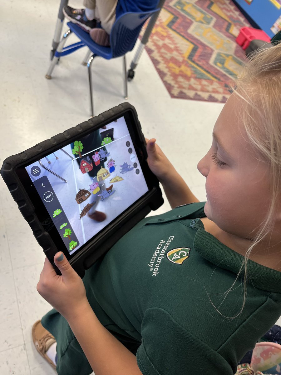 CBAWestChester's tweet photo. #FunFriday with @ARMakrApp in 2nd grade! https://t.co/MIfkGWdz7Z