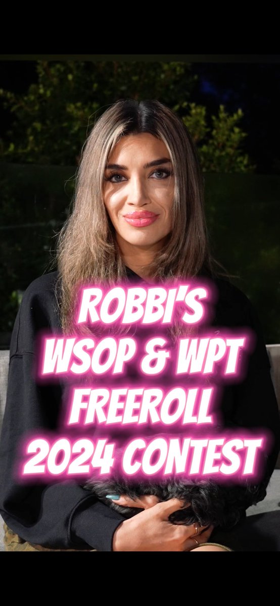 RobbiJadeLew's tweet image. HI! First 500 ppl to subscribe will be entered! Link is below, like and share this post. Winner will be drawn at random once the first 500 subscribers so good luck and tell a friend!

gleam.io/7nFrS/robbis-y…

#RobbiJadeLew #contest #wpt #wsop #mainevent #poker