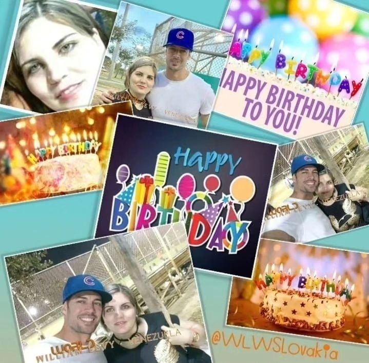 Feliz cumpleaños querida amiga 🥰😉 @denism01 delegada de @WLW_Venezuela y Administradora @WilliamLevy ¡Disfruta tu día especial! Mucho amor, salud, felicidad y la bendición de Dios para ti y tu familia. 🙏😘 Gracias por el hermoso trabajo, apoyo y amor por @willylevy29 🎉🎂😘❤