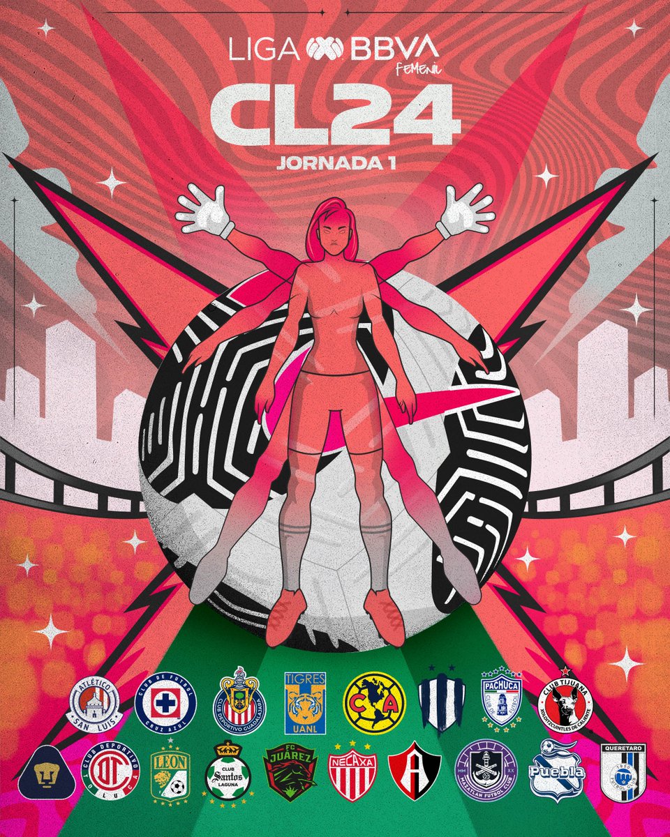 LigaBBVAFemenil's tweet photo. Llegó ✨𝐞𝐥✨ día 🤩

1⃣8⃣ equipos emprenden un 𝐧𝐮𝐞𝐯𝐨 𝐜𝐚𝐦𝐢𝐧𝐨 en el #CL2024 🏆

La #LigaBBVAMXFemenil está de regreso 🔥 https://t.co/GHUHi42Mg9
