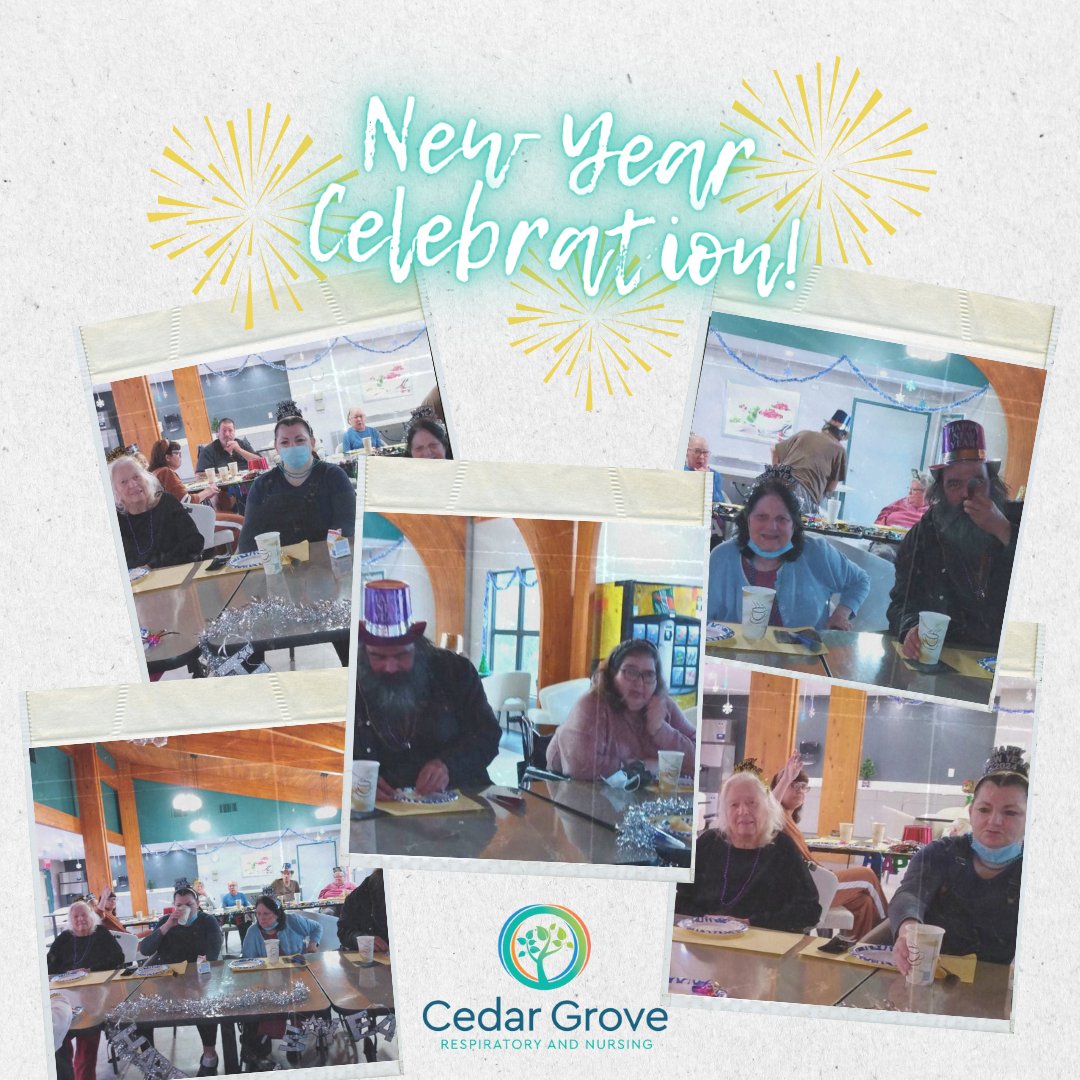 CedarNursing's tweet photo. Embracing the #NewYear at #CedarGrove - where unity and warmth define our community. ⭐
Wishing everyone a year filled with joy, health, and shared moments. 💚
#2024 https://t.co/iOYpjb5fYH