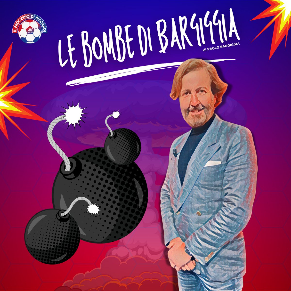 _denghiu's tweet photo. 📌 Scatta l'ora X!
Lunedì 8 gennaio alle 20:30, non farti sfuggire 💣 "Le Bombe di Bargiggia" 💣
altra rubrica del #Processo!
Pronti a esplodere di emozioni e notizie incredibili? 🎇
Nessun compromesso, solo esplosioni con @Paolo_Bargiggia

#ilProcessdiBiscardi #Loriginale #IPDB https://t.co/6ZeeyOKOqf