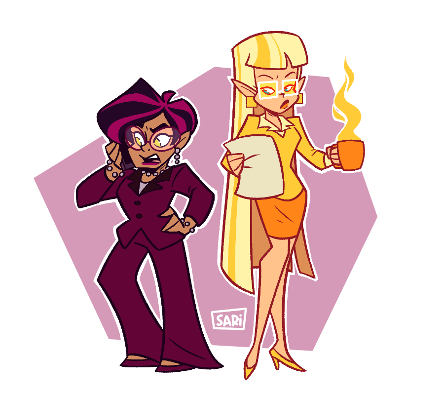 sariphantom's tweet photo. Man, I haven't drawn these two ladies since 2021. It's been a long time. #ricekrispies #cerealsona #missmango #missboysenberry #kelloggs #ricekrispiesocs https://t.co/sjf5h0ufOR