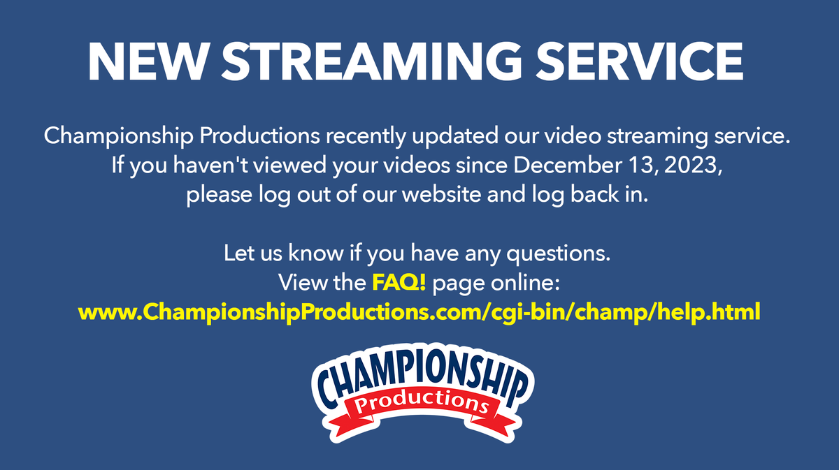 ChampProduction's tweet photo. ππ₯π₯π₯New Streaming Service Announcement!!
https://t.co/ZafSBlc7Cs
#learnfromthebest #becomeyourbest #worldsbestinstruction #coaches #greatcoaching #kaizen #goodenoughneveris #foryou https://t.co/GoHV6dsqZ5