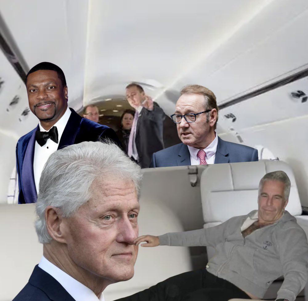MattWallace888's tweet photo. 🚨 BILL CLINTON, KEVIN SPACEY, AND CHRIS TUCKER CONFIRMED ON EPSTEIN FLIGHT LOGS 🚨 https://t.co/79NmYj61A6