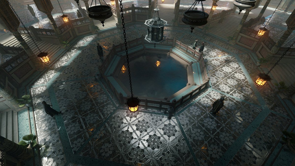 terraformart's tweet photo. Eastern Interior, personal work by our Senior Environment Concept Artist Oliver Beck @oliverbeckart

#architecture #design #interior #fantasy #lightingartist #visualdevelopment #conceptart #fantasyart #colorgrading #brainstormschool #3dart #fantasyartist #blender #b3d #blender3d https://t.co/dBu8B4vG9W