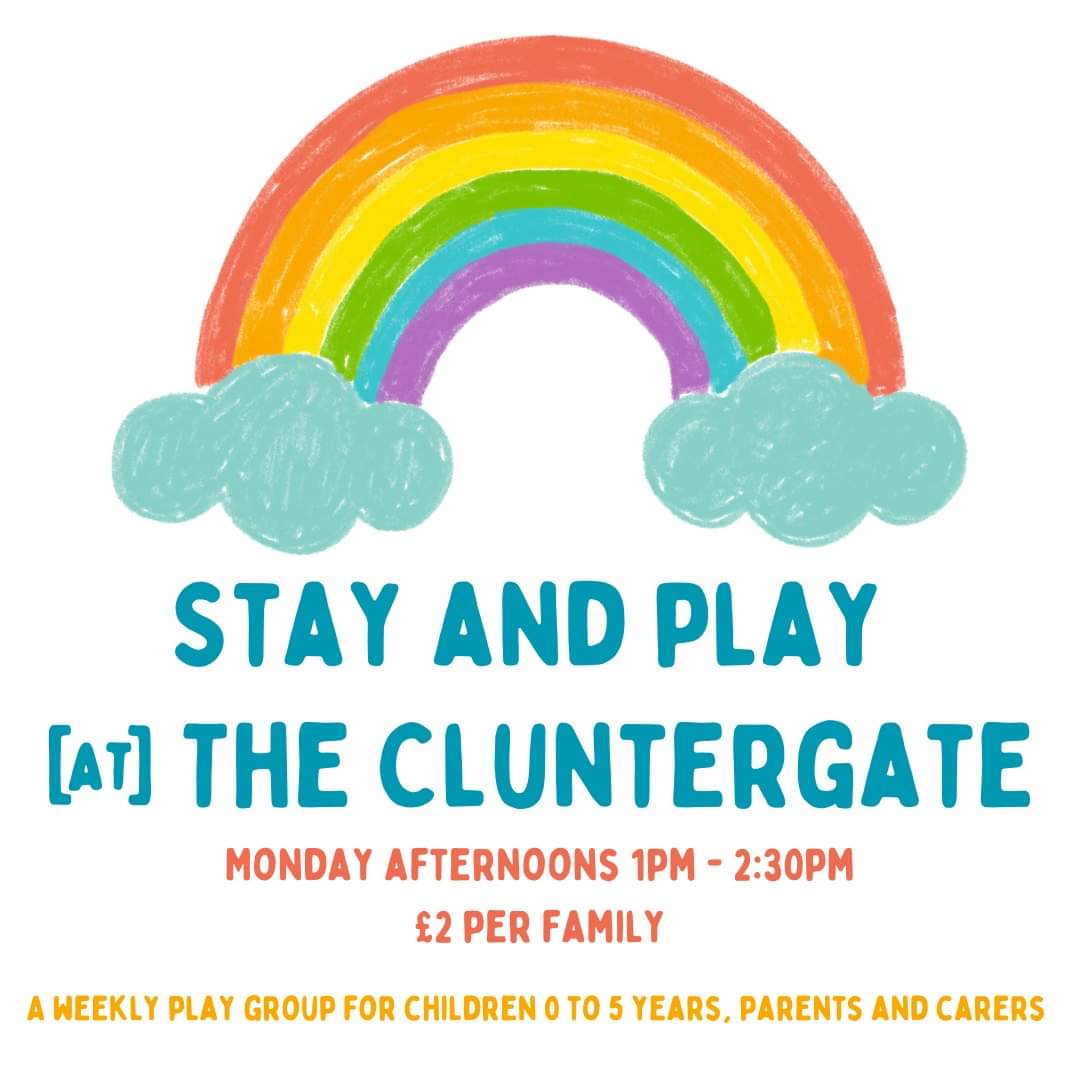 Starts 15th January 2024 @cluntergate #Horbury

Everyone welcome.

 #stayandplay #playgroup #earlyyears #parentandbaby #community #lovehorbury