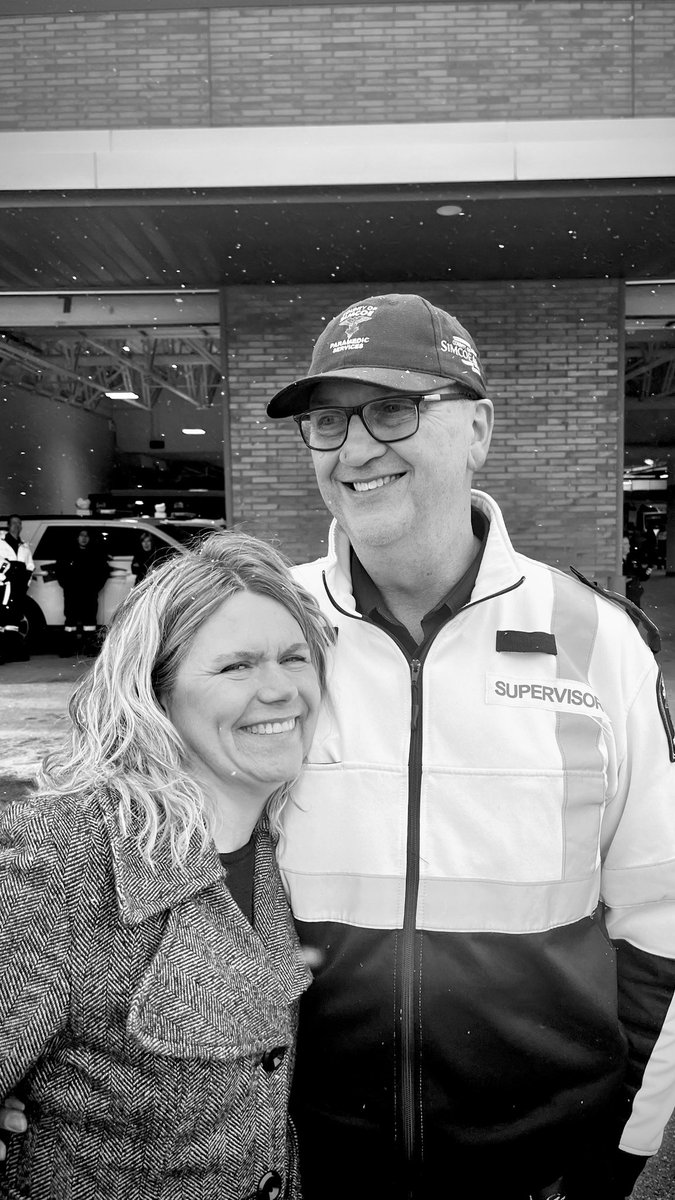 simcoecountyPS's tweet photo. After 34 years of service we said goodbye to #Paramedic Supervisor Greg VanRooyen. Greg will enjoy his retirement with his wife Stephanie and his incredible family! Thank you for everything Greg!, happy #retirement https://t.co/2MGNkiZqtl
