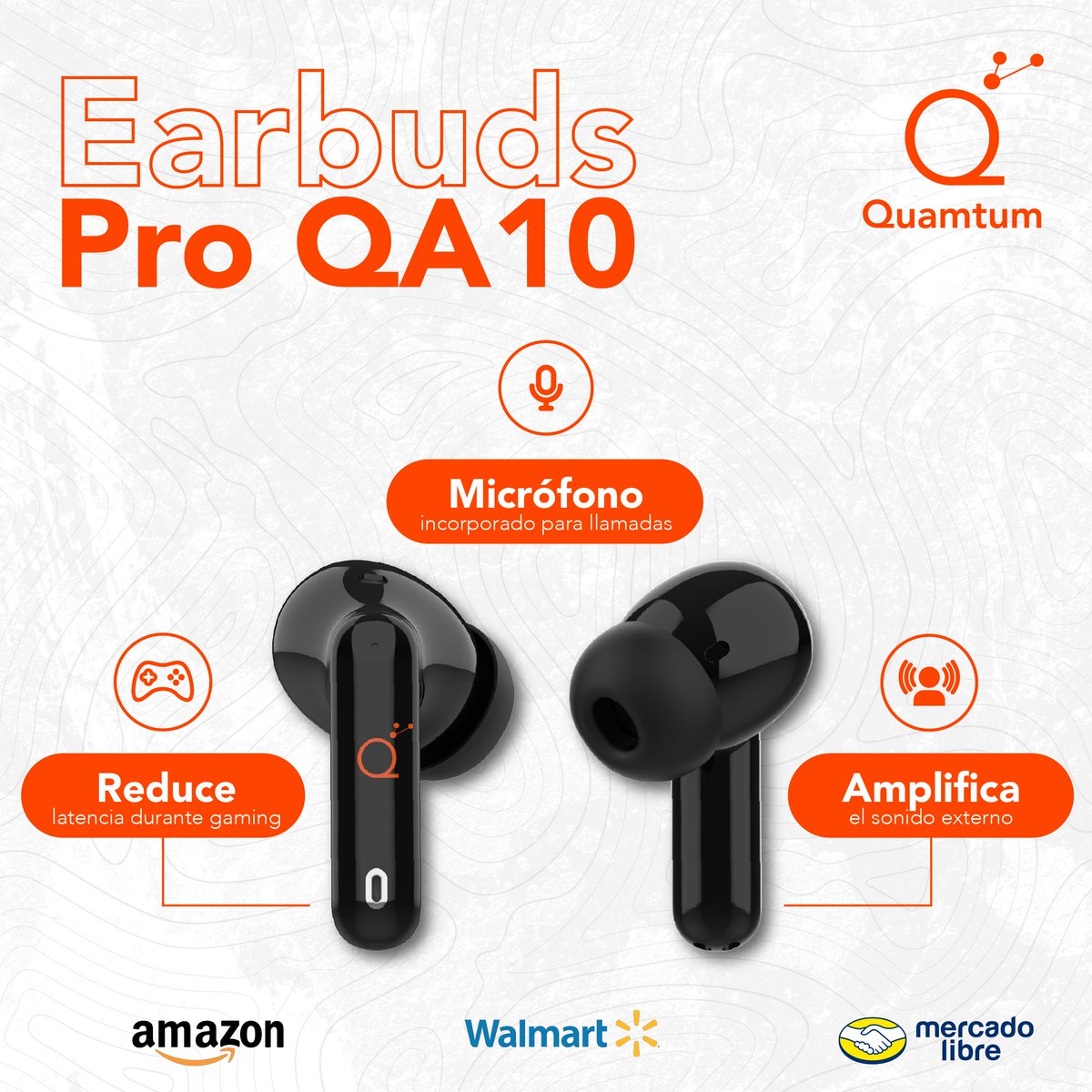 QuamtumAudio's tweet photo. ¡Ten el control directo y súbele al volumen! 
Con los #QuamtumProQA10 disfruta del mejor sonido y conectividad en cualquier dispositivo  con bluetooth. 🧡🎧✌️

Adquiérelos en Amazon, Mercado Libre y Walmart. 

#HolaQuamtum #QuamtumAudio #EarbudsQuamtum #Audio #Earbuds #Música https://t.co/tfCHtJHRyz