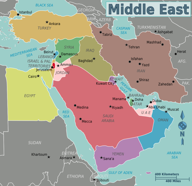 ateschgah's tweet photo. یک بار در حد ۳۰ ثانیه با دقت به این نقشه نگاه کنید، تا از یک عمر سوتی دادن درباره کشورهای «خاورمیانه» جلوگیری کنید.
- افغانستان و پاکستان جزو خاورمیانه نیستن
- گزاره «خاورمیانه تو آسیا است» غلطه. اگه ترکیه (یا حداقل از استانبول به چپ) رو اروپایی بدونیم، یعنی قسمتی از سه قاره است https://t.co/IYjjLAtTTH