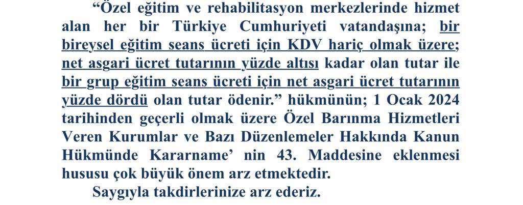 Mustafa42395542's tweet photo. Yüzbinlerce özel bireyi topluma kazandıran #rehabilitasyonMerkezleri zor durumda.Bu hizmetin kesilmemesi için yıllar içindeki kayıplarımızı giderecek bir artış yapmanızı bekliyoruz.
#EngelsizYüzYıl
@memetsimsek 
@RTErdogan 
@drbetulsayan @ilhan_hatipoglu https://t.co/RUn7PmuTph
