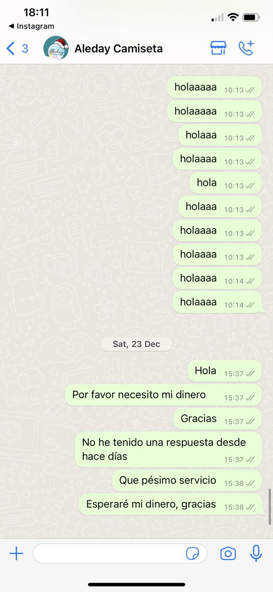 christiannnes's tweet photo. AYÚDENME DENUNCIANDO ESTA CUENTA EN IG‼️https://t.co/CHMxMIn0iM
Nunca he sido de los que se queja de un servicio o quiere perjudicar a una emprendimiento, pero no quisiera que ellos le roben o estafen a otra persona más!!
Aquí les cuento mi mala experiencia con @aleday.ec 

RT!! https://t.co/uSopi7ekm6