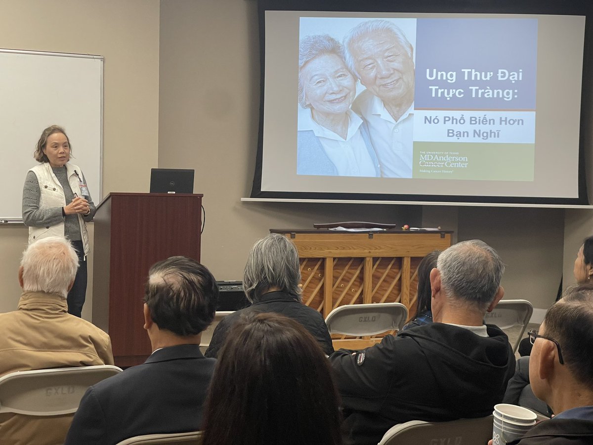 Jeanette M Lastrape (@lastrape_m) on Twitter photo Our first in-person presentation of 2024! Thank you to the Our Lady of Lourdes Catholic Church for hosting <a href="/MDAndersonNews/">MD Anderson Cancer Center</a> colorectal presentation in Vietnamese for your senior group. With your help we are going to #endcancer Our first in-person presentation of 2024! Thank you to the Our Lady of Lourdes Catholic Church for hosting <a href="/MDAndersonNews/">MD Anderson Cancer Center</a> colorectal presentation in Vietnamese for your senior group. With your help we are going to #endcancer