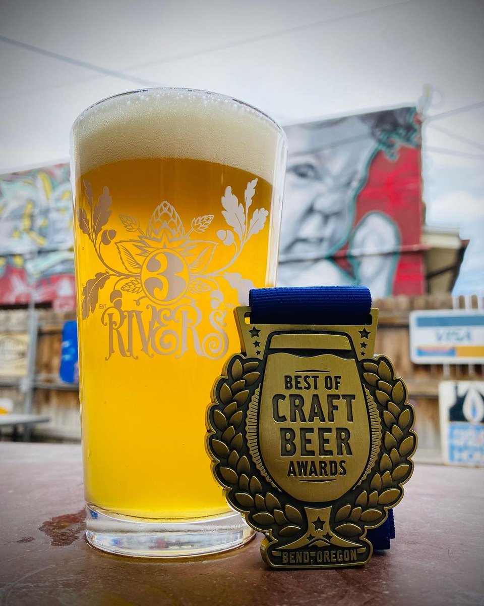 BestOfAwards's tweet photo. #throwback to 2023 when @3RiversBrewery cleaned house:

- Gold medal for Sky High IPA in the India Pale Ale category
- Gold medal for Yuletide Brunch in the Wood- &amp; Barrel-Aged Strong category
- Bronze medal for Framboise in the Fruited Mixed-Culture category https://t.co/lPsI7ZV0FG