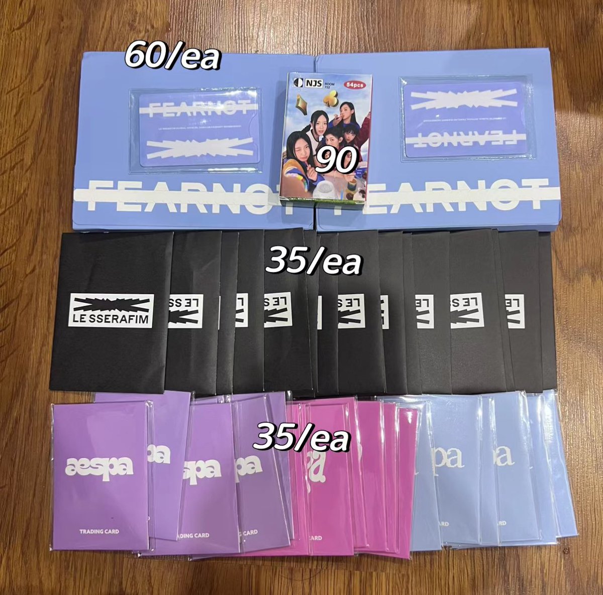 pptheb8's tweet image. ‼️ WTS ‼️
Newjeans pokercard full set
LE SSERAFIM membership sealed
LE SSERAFIM trading card
AESPA trading card
Price refer to pic below
Postage EM8 WM12 &amp;lt;1kg
#pasarNewJeans #pasarlesserafim #pasaraespa