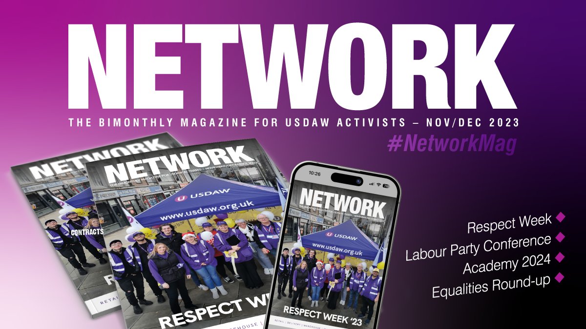 UsdawUnion's tweet photo. Usdaw reps: Thinking of applying for this year's Organising Academy?

Read more about it in the latest #NetworkMag https://t.co/z3BzckIH90 https://t.co/RLFSdfKOeK