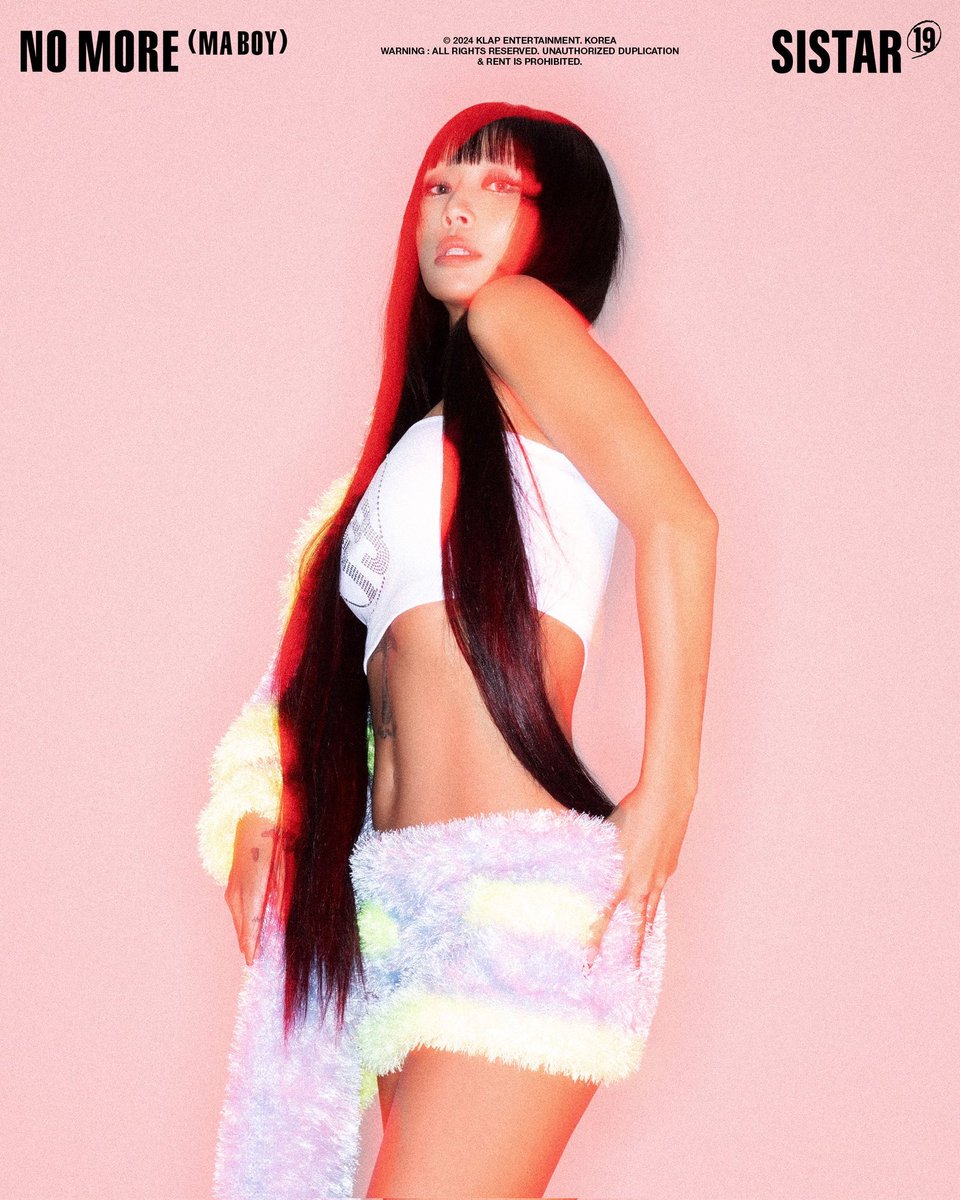 Hyo_SISTAR's tweet photo. 씨스타19(SISTAR19) DIGITAL SINGLE 
'NO MORE (MA BOY)'
 
CONCEPT PHOTO #1
HYOLYN
 
🎧 2024. 01. 16. 6PM (KST)
 
#SISTAR19 #씨스타19
#효린 #HYOLYN
#보라 #BORA
#NOMORE_MABOY
#20240116_6PM https://t.co/t2u2T5y1lB