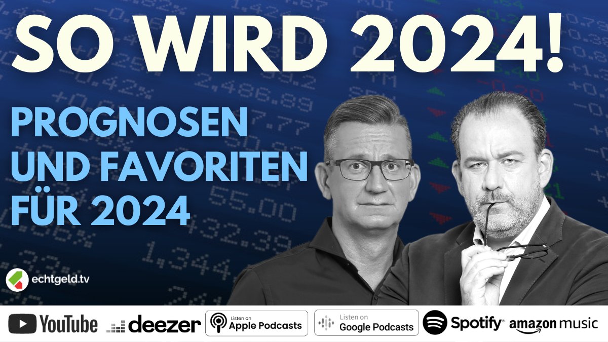 So wird 2024 🔜 Teil 2 des echtgeld.tv Jahreswechsels mit den (bisweilen etwas augenzwinkernden) Prognosen von T@takberlin und @CWRoehl: Wer den MSCI World geschlagen hat und welche Aktien zum neuen Jahr aussortiert werden – jetzt im Video! 📌youtu.be/r2pSwQpGqsk