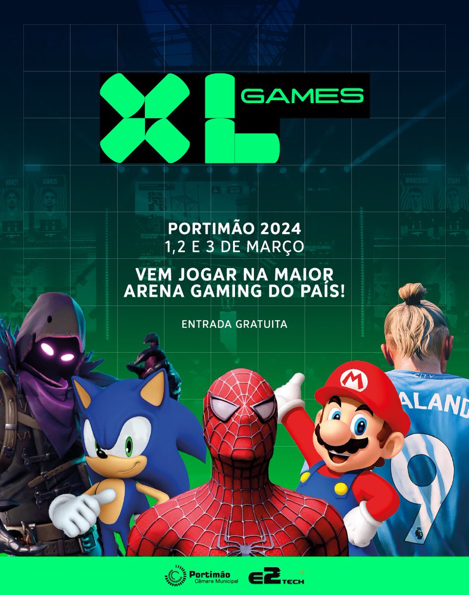XLgames__'s tweet photo. O XL Games estรก de volta ๐คฉ
๐
1,2 e 3 de Marรงo ๐Portimรฃo Arena
Mostra o que vales ๐ช๐ผ https://t.co/LO6dIsMEjr