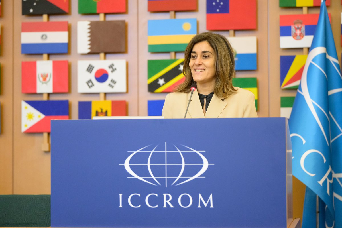 We are delighted to announce the beginning of Ms Aruna Francesca Maria Gujral's term as DG of ICCROM. With her guidance, #ICCROM will continue to thrive and uphold its commitment to preserving and restoring our shared cultural heritage for a better future. bit.ly/41LvfDA