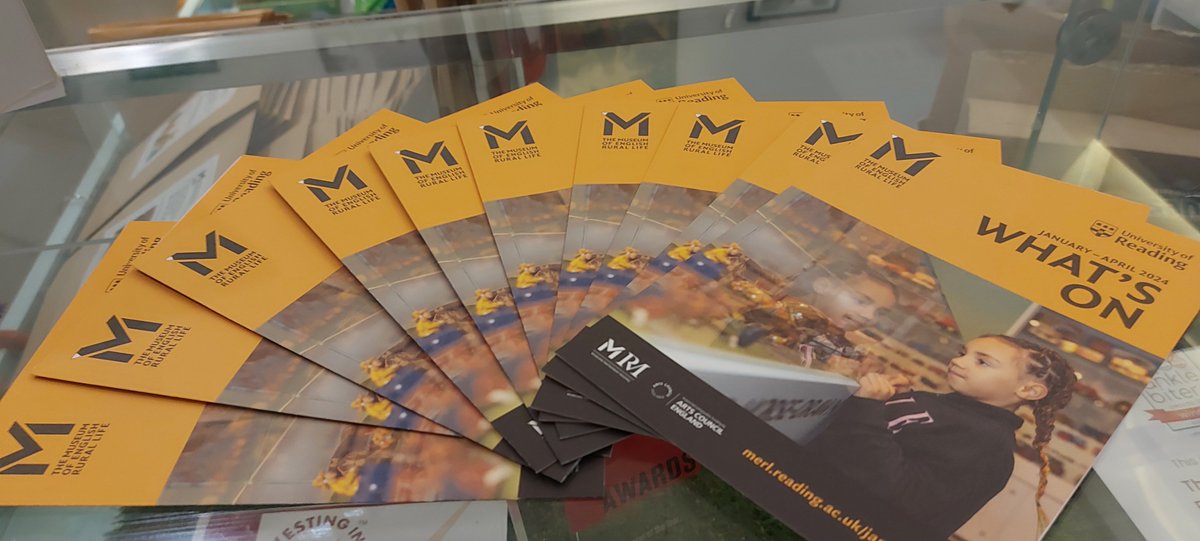 What's a new year without a new programme? Come and see us this weekend and pick up your very own copy of our latest What's On guide. Whether you're coming to the museum for an event, a gallery tour, or just a cup of tea, we're looking forward to seeing you!