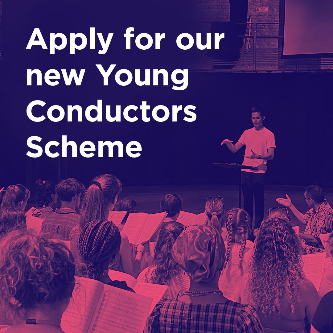 Looking for a new musical opportunity for 2024? Our Young Conductors scheme offers musicians aged 20-29 from backgrounds that are under-represented in choral music the opportunity to take part in a free, year-long training programme Apply by 22 Jan ➡️ bit.ly/48k8Ijn