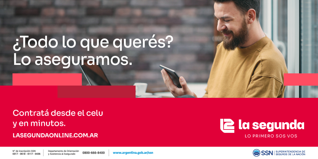 L2_LaSegunda's tweet photo. 💕 Con #LaSegundaSeguros podes vivir con la tranquilidad de que todo lo que querés está cuidado.
📲 ¡Contratá tu seguro desde la comodidad de tu celular y en minutos! https://t.co/1YVZawKHAM
#Seguros #L2Online #Aseguradora #Prevención #LoPrimeroSosVos #AsegurateOnline https://t.co/V8zLJ6XtLb