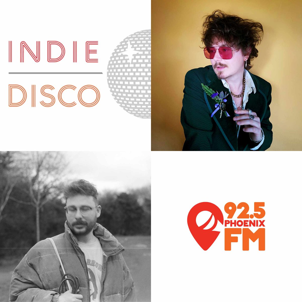 9pm on Indie Disco on <a href="/925PhoenixFM/">92.5 Phoenix FM</a> ;
<a href="/cmatbaby/">cmat</a> <a href="/RuairiLBantum/">Bantum</a> <a href="/FarahElleMusic/">Farah Elle</a> <a href="/_ainemusic/">Áine Cahill</a> <a href="/genuineverve/">The Verve</a> @OneMorninAugust <a href="/joydivision/">Joy Division</a> <a href="/trophywife0/">Trophy Wife</a> <a href="/TLSPuppets/">TheLastShadowPuppets</a> <a href="/TheAcademic/">The Academic</a> <a href="/TheFrames/">The Frames</a> 
📸
<a href="/sopersprocket/">Midnight Wayne</a> : <a href="/sarahbrackenart/">Sarah Bracken Soper</a> 
<a href="/spacing__/">Spacing // Evan</a> : Eva McCarthy

phoenixfm.ie